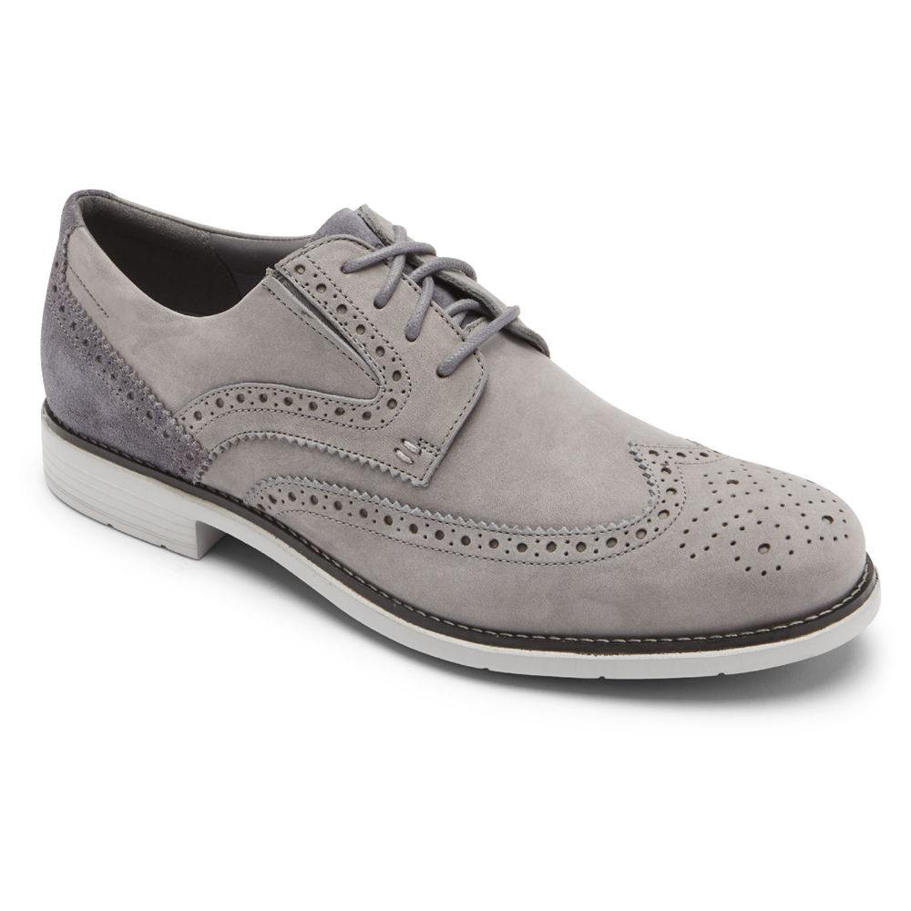 Tenis Rockport Homem Cinzentas - Total Motion Classic Dress Wingtip - 79328GYZR